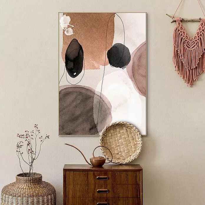Reinders Bild Slim Frame Wood - Watercolours, B x H: 50 x 70 cm - Stimmungsaufnahme