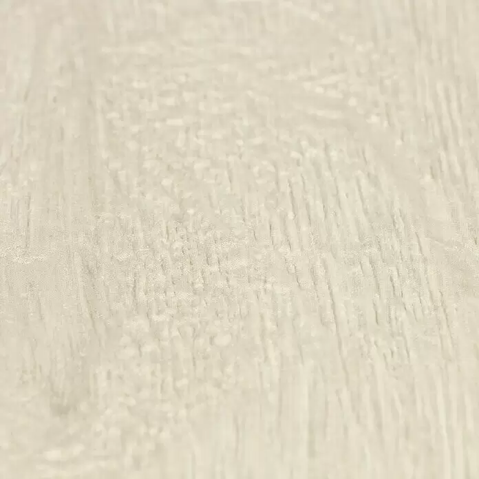 Rasch Vliestapete Holz I - Altweiß, Holzoptik, 10,05 x 0,53 m - Texturierter, hellbeiger Stoff mit subtilem Faltenmuster.