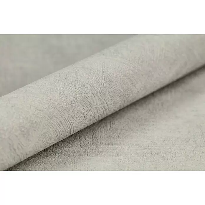 Rasch Vliestapete - Grau, Uni, 10,05 x 0,53 m, Schimmernd - Detailaufnahme