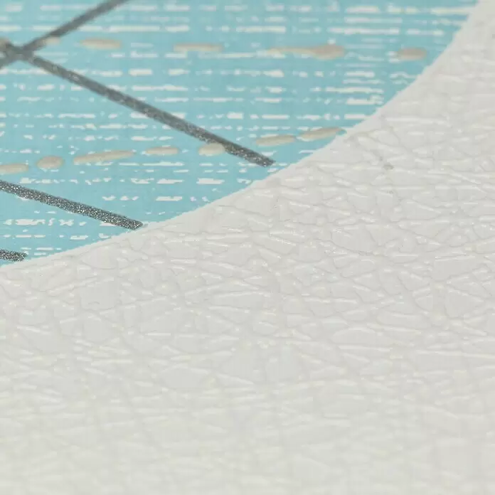 Rasch Vliestapete Kreise - Weiß/Blau, Grafisch, 10,05 x 0,53 m - Detailaufnahme