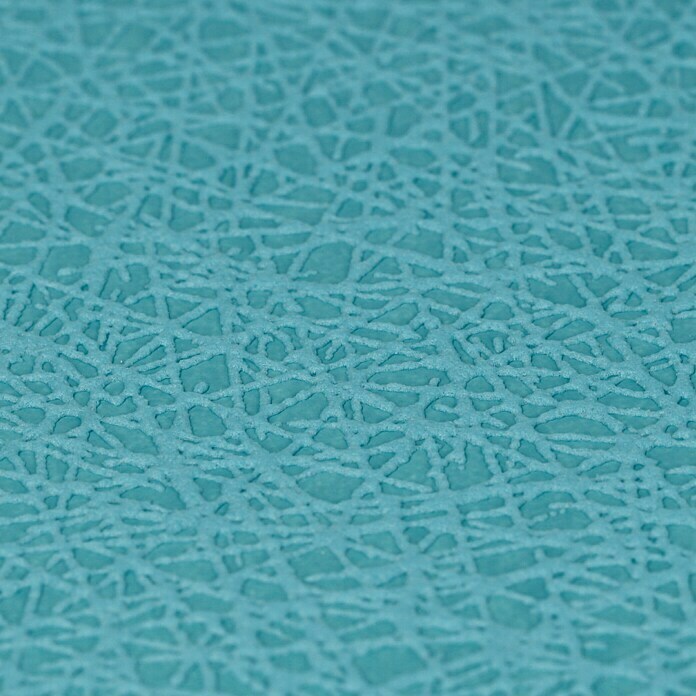 Rasch Vliestapete Geflechtstruktur (Blau/Türkis, 10,05 x 0,53 m, Uni)