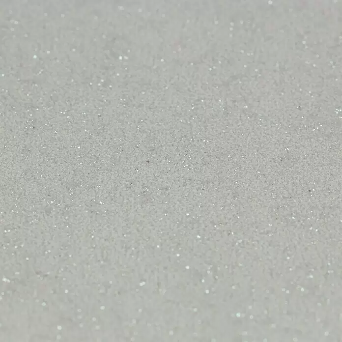 Rasch Vliestapete Flitter - Grau, Uni, 10,05 x 0,53 m - Helle graue, körnige Oberfläche mit glitzernden Partikeln.