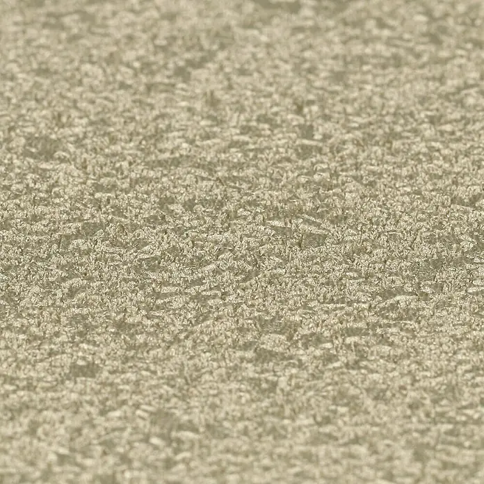 Rasch Berlin Vliestapete Muschel - Platin, Uni, 10,05 x 0,53 m - Nahaufnahme einer beigen, texturierten Oberfläche, ideal für Hintergründe oder Materialdarstellungen.\n