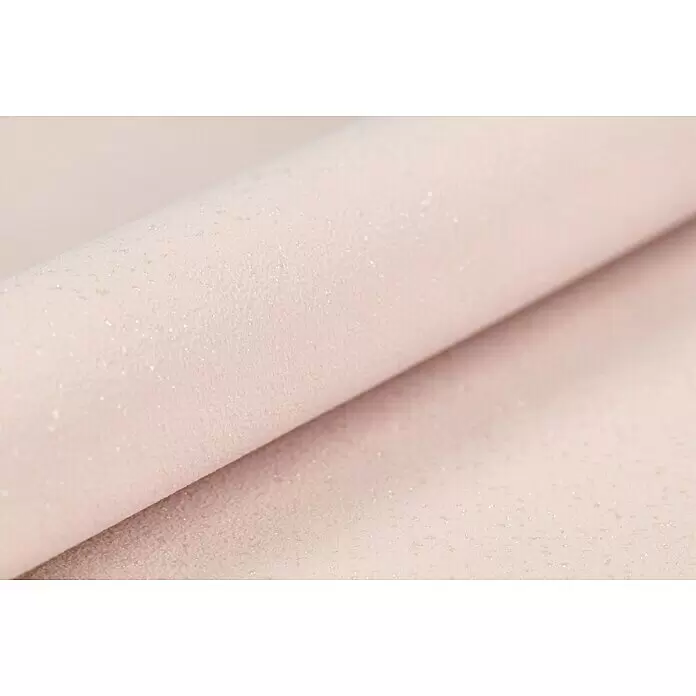 Rasch Vliestapete Flitter - Rosa, Uni, 10,05 x 0,53 m - Detailaufnahme