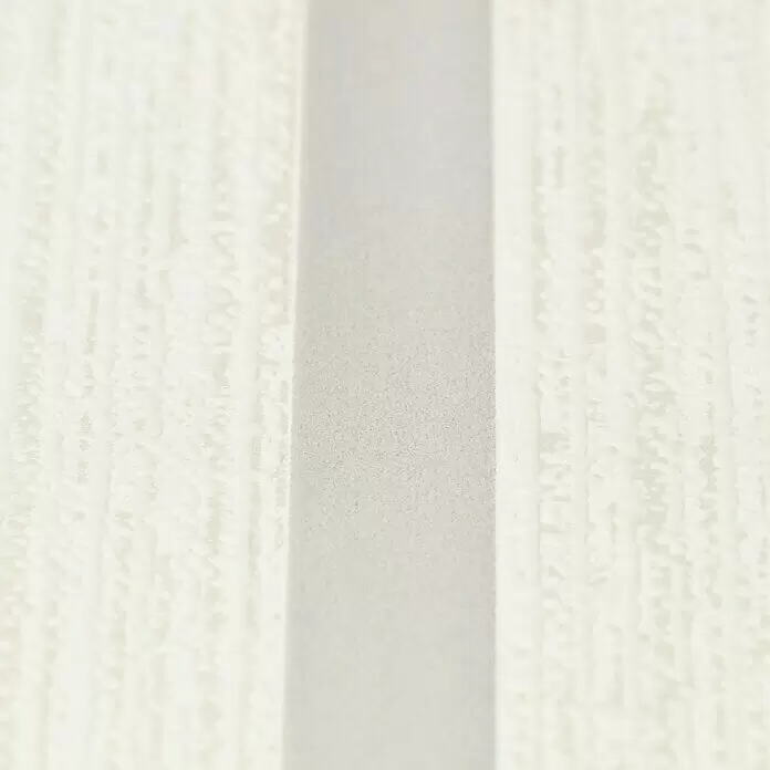 Rasch Rock'n Rolle Vliestapete Stripes - Weiß/Grau/Schwarz, Streifen, 10,05 x 0,53 m - Texturierte hellbeige Tapete mit einem glatten, hellgrauen vertikalen Streifen.