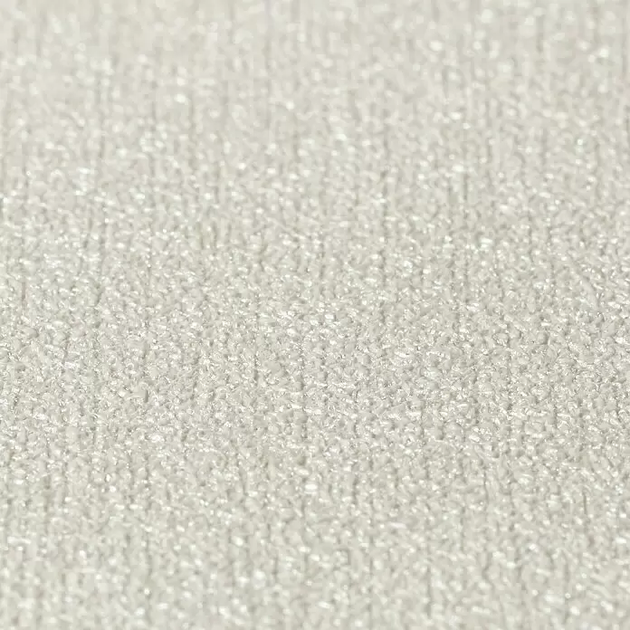 FREUNDIN HOME COLLECTION III Vliestapete II - Creme, Uni, 10,05 x 0,53 m - Helles, cremefarbenes Textilmaterial mit rauer, körniger Oberfläche.