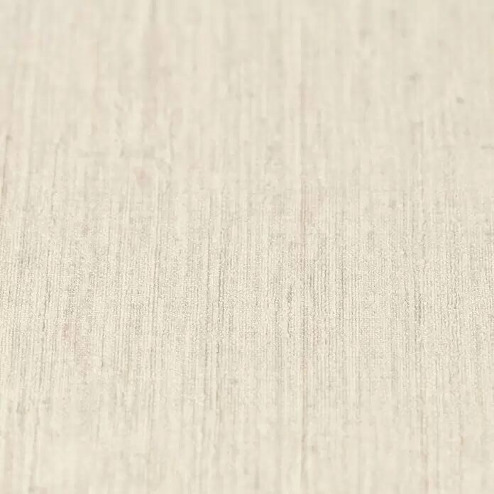 Rasch BARBARA Home Collection II Vliestapete - Dunkelbeige, Uni, 10,05 x 0,53 m - Heller beigefarbener Stoff mit feiner vertikaler Rippenstruktur.
