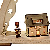 Schwibbogen 3D Bergparade (Netzbetrieben, 11 x 66 x 40 cm, Lichtfarbe: Warmweiß, Natur, Dorf) | BAUHAUS