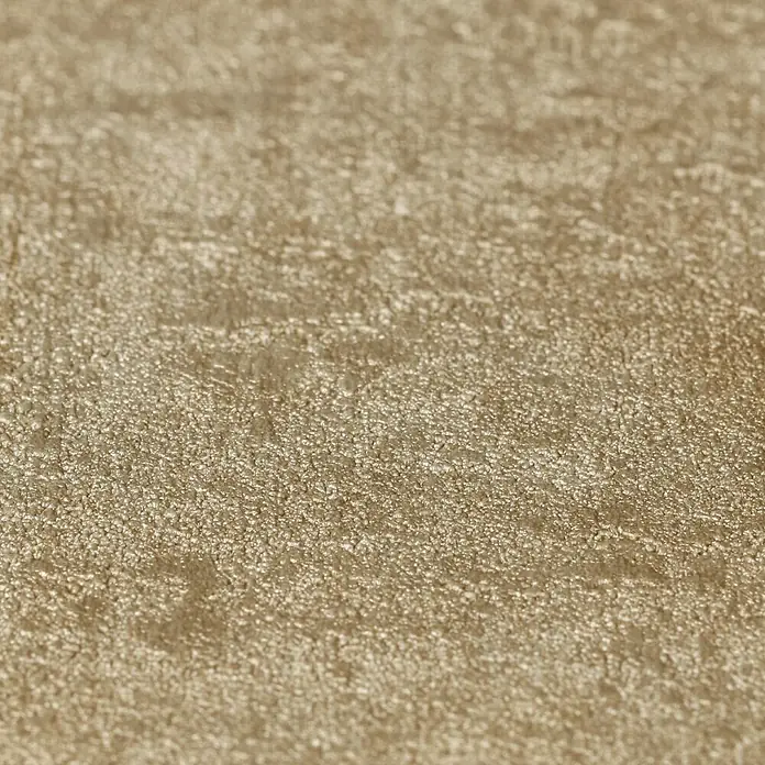 Rasch Factory 4 Vliestapete - Gold/Braun, Uni, 10,05 x 0,53 m - Nahaufnahme einer beigen Textur, die die feinen Details und die natürliche Ästhetik des Materials hervorhebt. Ideal als Hintergrund.