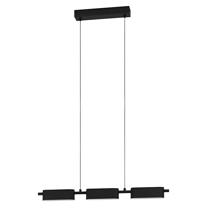 Eglo LED-Pendelleuchte ROVIRA (20,1 W, L x B x H: 77 x 50 x 110 cm, Schwarz, Warmweiß) | BAUHAUS