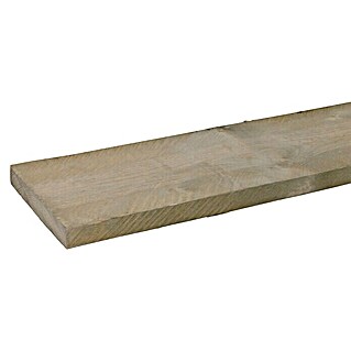 CanDo Massief houten plank (Lichtgrijs, 250 x 19,5 x 3 cm, Hout)