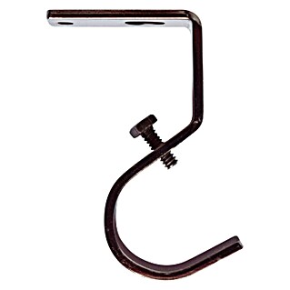 Soporte de techo para barra de cortina Ideas 28 (7,6 x 1,6 x 5,4 cm, Diámetro: 28 mm, Montaje en el techo)