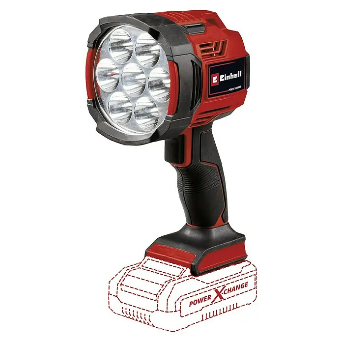 Einhell Power X-Change 18V LED-Strahler TE-CL 18/2500 LiAC - Solo - 18 V, Ohne Akku, 2.500 lm - Einhell Akku-LED-Strahler: Leistungsstark und kabellos für optimale Ausleuchtung. Das ideale Werkzeug für Profis und Heimwerker.