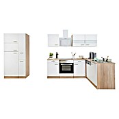 Respekta Cocina esquinera (172 x 310 cm, Blanco)