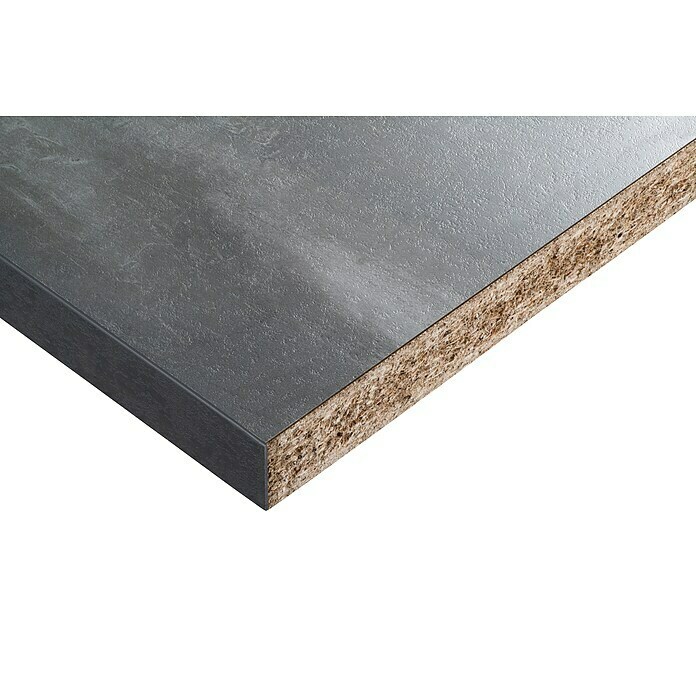 CUCINE Küchenrückwand Fixmaß (Berlin Concrete, 363 x 63,5 cm, Stärke: 9,6 mm, Holz)