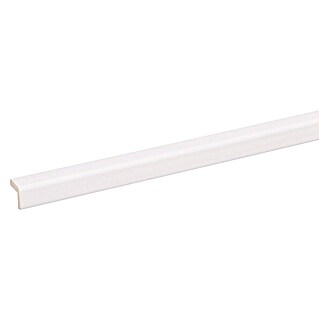 Hoekafdeklijst Wit 2700 x 13 x 13 mm (2.700 x 13 x 3 mm, Hout)