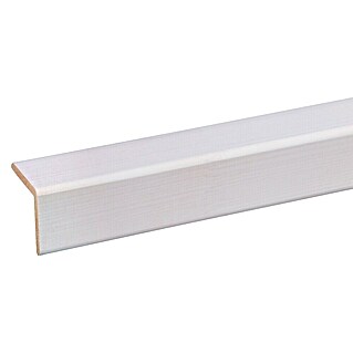 Hoekafdeklijst Wit 2700 x 34 x 34 mm (2.700 x 34 x 34 mm, Hout)