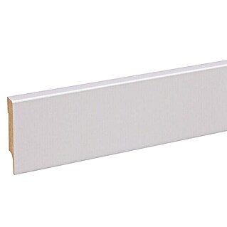 Plint Blokvormig Wit (240 cm x 12 mm x 70 mm, MDF)