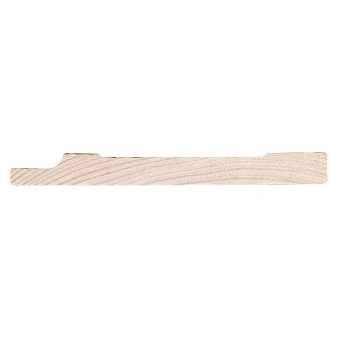 Plint Blok Wit RAL9010 (244 cm x 12 mm x 119 mm, Grenen) | BAUHAUS