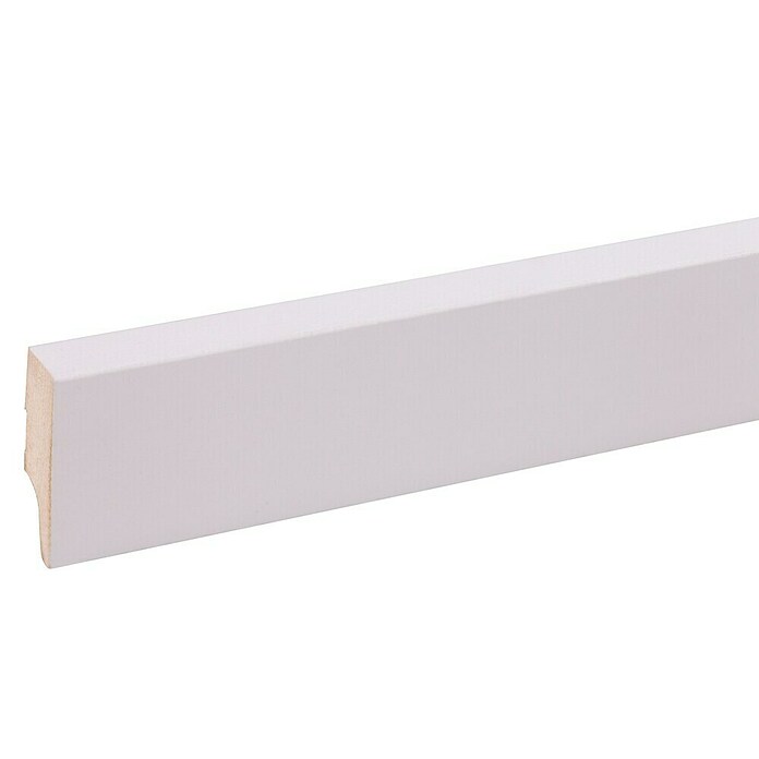 Plint Blok Wit (244 cm x 18 mm x 58 mm, MDF) | BAUHAUS