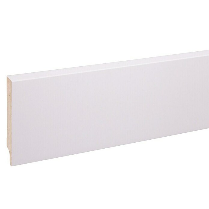 Plint Blok Wit (244 cm x 18 mm x 119 mm, MDF) | BAUHAUS