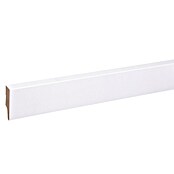 Plint Blok Wit RAL9003 (244 cm x 18 mm x 57 mm, MDF) | BAUHAUS