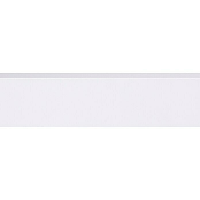 Plint Blok Wit RAL9003 (244 cm x 18 mm x 79 mm, MDF) | BAUHAUS
