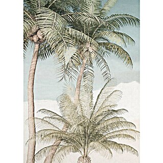 Komar Raw Fototapete Palm Oasis (2 -tlg., B x H: 200 x 280 cm, Vlies)