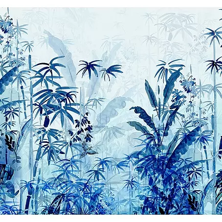 Komar Raw Fototapete Blue Jungle