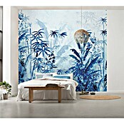 Komar Raw Fototapete Blue Jungle (3 -tlg., B x H: 300 x 280 cm, Vlies) | BAUHAUS