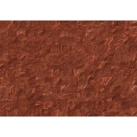 Komar Ink Fototapete Red Slate Tiles