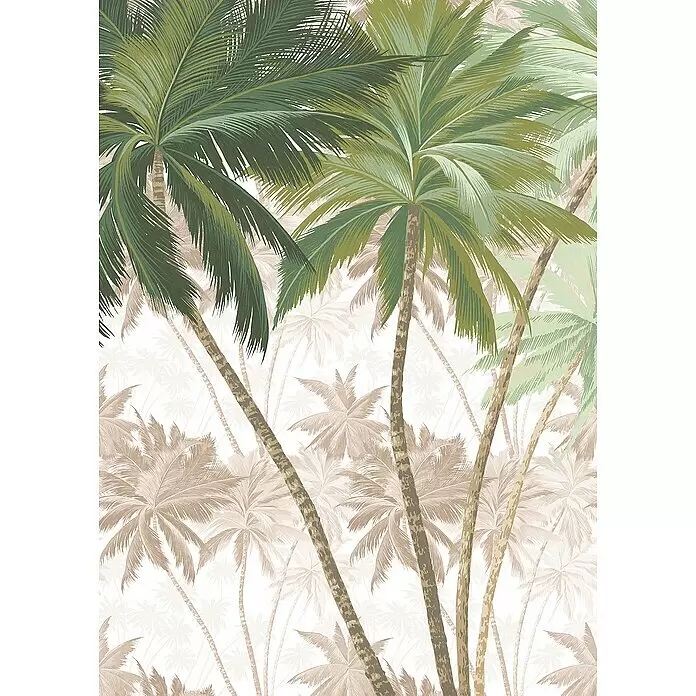 Komar Raw Fototapete Palmera2 -tlg., B x H: 200 x 280 cm, Vlies