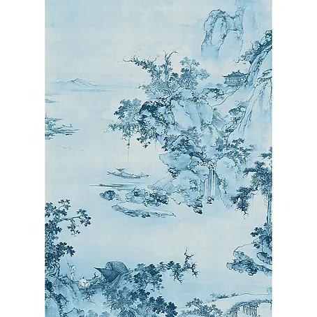 Komar Raw Fototapete Blue China