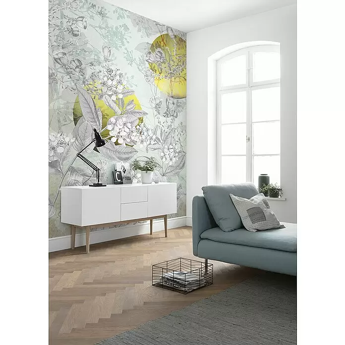 Komar Raw Fototapete Golden Sun - 4 -tlg., B x H: 200 x 280 cm, Vlies - Stimmungsaufnahme