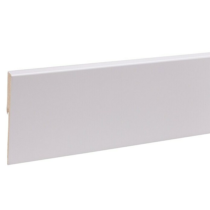 CanDo Plint Cubic White (240 cm x 120 mm x 12 mm, MDF) | BAUHAUS