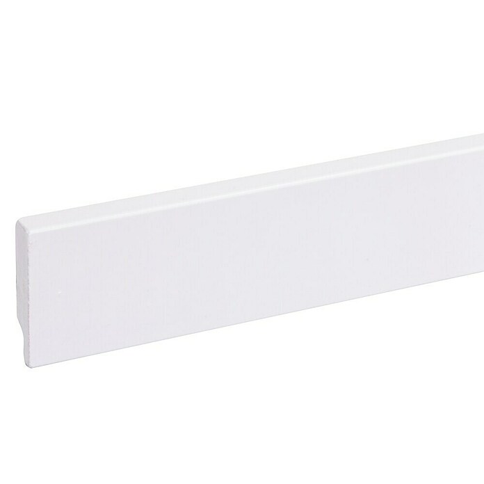 Plint RAL 9003 (244 cm x 70 mm x 15 mm, MDF) | BAUHAUS