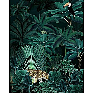 Komar Home Fototapete Jungle Night (4 -tlg., B x H: 200 x 250 cm, Vlies)