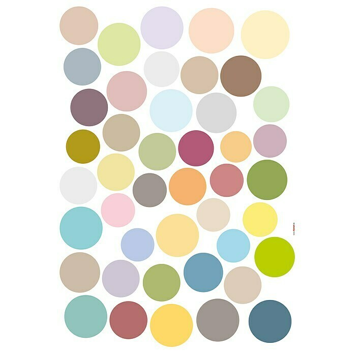 Komar Dekosticker Dots (44 -tlg., 70 x 50 cm) | BAUHAUS