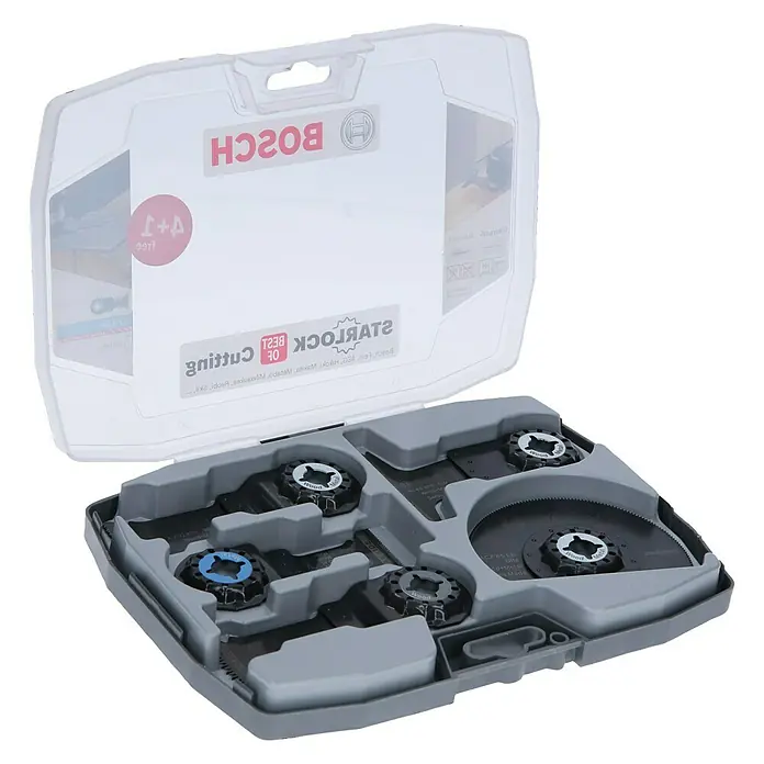 Bosch Zubehör-Set Starlock Best of Cutting - 5 Stk. - Bosch Starlock-Set: Umfangreiches Sortiment an Sägeblättern und Zubehör für diverse Anwendungen in Holz und Metall. Hochwertig und langlebig.