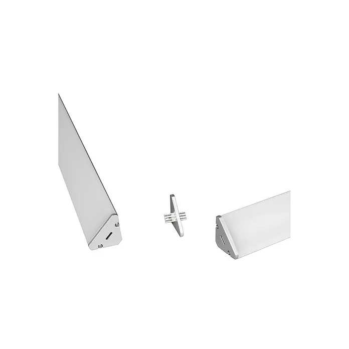 Ledvance LED-Unterbauleuchte Cabinet Corner - 7,5 W, Länge: 55 cm, Warmweiß - Silbernes LED-Lichtleisten-Set mit Verbindungselement für moderne Innenraumbeleuchtung. Stilvolles Design für vielfältige Anwendungen.
