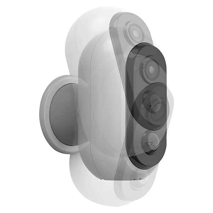Überwachungskamera HomeCam Akku Outdoor - L x B x H: 55 x 50 x 90 mm - Anwendungsbeispiel