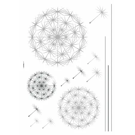 Komar  Dekosticker Dandelion