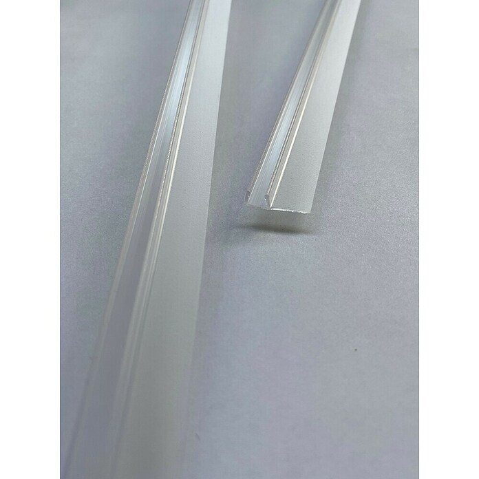 Produktbild von Transparente Silikon-Duschabgrenzung 100 Cm – Flexibler Wasserschutzstreifen, Selbstklebend, Für Bodenebene Duschen