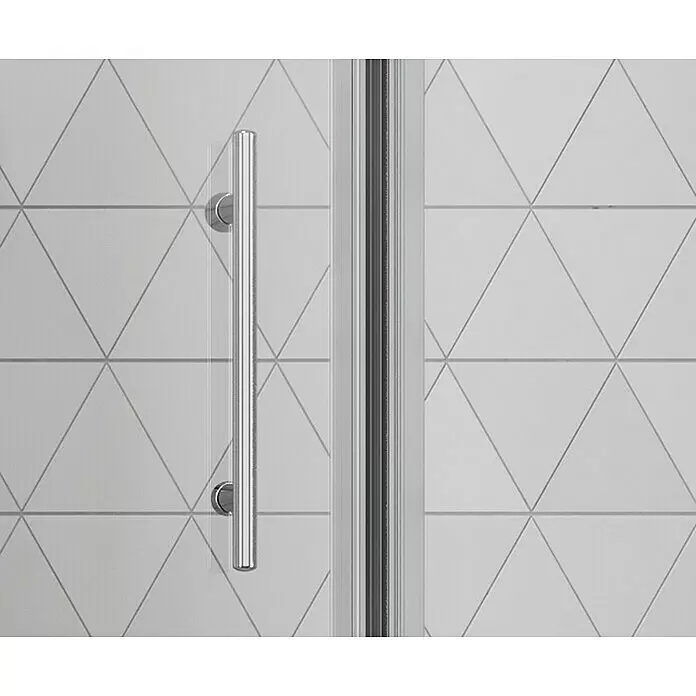 Camargue Duschtürgriff - Aluminium, Chrom - Detailaufnahme