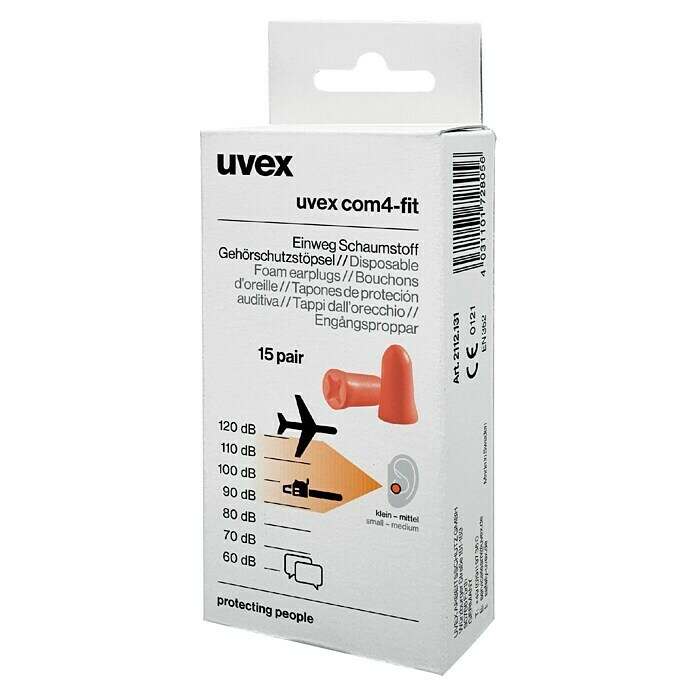 Uvex Gehörschutzstöpsel com4-fit 