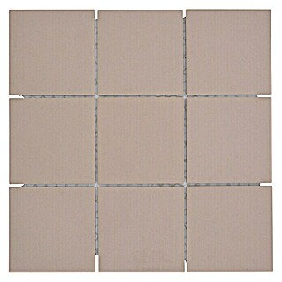 Mosaikfliese Quadrat Uni CU 942 (29,8 x 29,8 cm, Hellbeige, Matt)