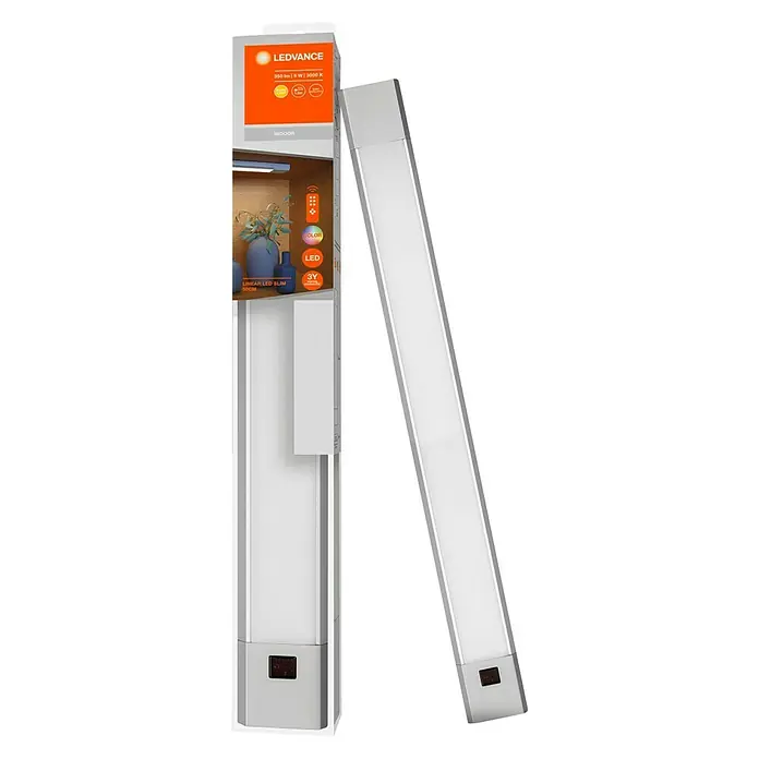 Ledvance LED-Unterbauleuchte Linear Slim - 6 W, Länge: 50 cm, RGBW - Ein LEDVANCE Linear LED Slim Beleuchtungskörper mit Verpackung. Energiesparende Innenraumbeleuchtung mit langer Lebensdauer und einfacher Installation.