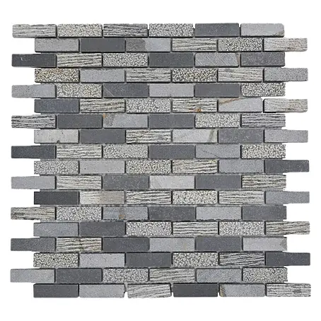 Mosaikfliese Brick Carving Mix XNC B49